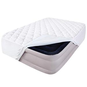 lot 11203 image: Twin Mattress Pad Cover Air Mattress Topper, Pillow Top Twin Size Quilted Fitted Mattress Protector for Kids, Super Soft Breathable and Noiseless Down Alternative Fiber (15-23 Deep Pocket)