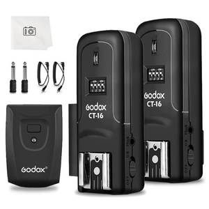 lot 12374 image: Godox CT-16 Wireless Radio Flash Trigger Receiver Kit,Fit Compatible for Canon Nikon Pentax DSLR Camera Studio 3 in 1 Flash Transmitter and Receiver