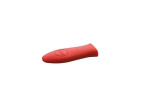 lot 12385 image: Lodge Silicone Mini Hot Handle Holder - Dishwasher Safe Mini Hot Handle Holder Designed for Lodge Cast Iron Skillets 8 Inches or Smaller wKeyhole Handle - Reusable Heat Protection Up to 500° - Red