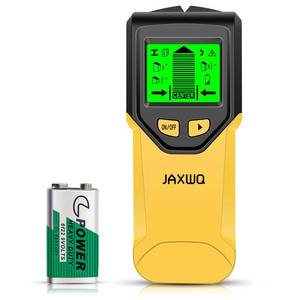 lot 12446 image: Stud Finder Wall Scanner - 5 in 1 Stud Finder Tool wSmart Chip and HD LCD Display, Stud Detector Beam Finders for the Center and Edge of Wood AC Wire Metal Studs Joist Pipe (Buttercup)