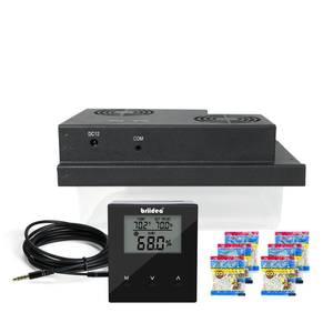 lot 12451 image: Briidea Electric Humidifiers for Cabinet (1-8 Cubic Ft.), 30% RH80% RH Humidity Setting Values, Perfect Monitoring Temperature and Humidity, 12V Adapter Power Supply