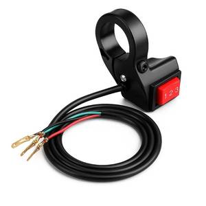 lot 14014 image: 22mm 78in Motorcycle Handlebar Switch, Electric 3 Speed Handlebar Module Switch for Motorcycle E-Bike Scooter