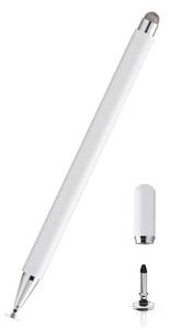 lot 14036 image: Tab A11 Stylus Pen for Samsung Galaxy Tab A11A11A9A9A8A8 PlusA7A7 Lite, 2IN1 Stylus for Android and iOS All Touch Devices for iPad ProiPhoneFire HDSurface Tables (White)