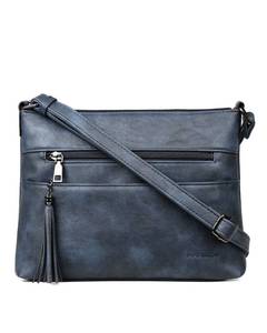 lot 14450 image: MASINTOR Crossbody Bags for Women, Lightweight Medium Crossbody Purse, Soft Leather Womens Shoulder Handbags with Tassel for Shopping or Travel