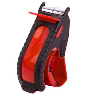 lot 14458 image: Heavy Duty Shipping Tape Dispenser TENDO° Essential Line �� Reusable, Replaceable, Eco-Friendly 2���� Master Piece Dispenser for Pros with Patented 10° Sloped Chromium Blades - P-2200 (4th Gen.)_Red