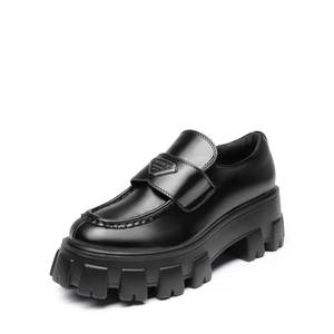 lot 17484 image: DREAM PAIRS Womens Chunky Loafers Platform Comfortable Slip-On Dressy Business Casual Fashion Outfit Loafer Shoes,Size 9.5,Black,SDLS2411W