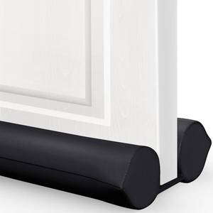 lot 17489 image: Comfyanno Under Door Draft Stopper - Bottom Door Seal & Gap Filler- Fits 30�� to 36�� Door, Block Noise, Sound, Air, Wind, Bugs, Easy to Install, Double Side Block, No Adhesive, Black