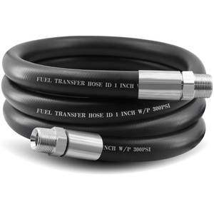lot 17492 image: Ruikarhop 1 Fuel Transfer Hose 10FT,Farm Pump Hose with Male NPT Fittings for Gasoline,Diesel,Biodiesel��