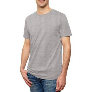 lot 18015 image: Organic Signatures Crewneck 100% Certified Organic Cotton, Soft Shirts for Men (Large, Heather Grey)