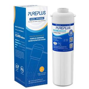 lot 18242 image: PUREPLUS WFC5300A Under Sink Water Filter, 22000 Gallons, 99.99% Chlorine Reduction, NSFANSI Certified, Replacement for WFS5300A Under Counter Water Filtration System