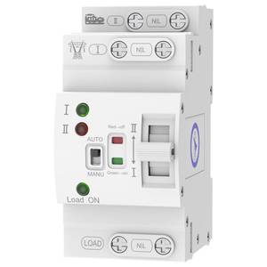 lot 18249 image: Mini Automatic Transfer Switch 2P 63A 110V,ATS AutomaticManual DIN Rail Mount Dual Power Transfer Switch for Home Generator, RV��PublicBackup Power Supply