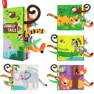 lot 18266 image: beiens Baby Books Toys, Touch and Feel Crinkle Cloth Book for Infant Baby 0-3-6-12-18 Months, Early Development Interactive Stroller Soft Toys, Newborn Gifts for Boys Girls