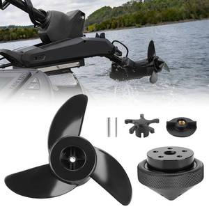 lot 18269 image: JERBOR MGA089B Trolling Motor 3-Blade Propeller with Aluminum Prop Nut Fit for MotorGuide XI3 XI5, Compatible with MotorGuide 3.5 Motor