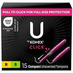 lot 18283 image: U BY KOTEX SUPER PREMIUM TAMPONS SUPER PLUS ABSORBENCY 16