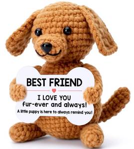 lot 18297 image: Funny Dog Best Friend Friendship Gifts for Women Men, BFF Bestie Bestfriend Gifts Ideas Birthday Christmas Ornaments Presents Stocking Stuffers, Small Cool Cute Stuff Things, I Love You Friends Puppy