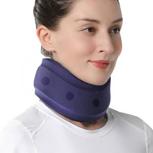 lot 19864 image: Velpeau Neck Brace for Neck Pain and Support - Soft Cervical Collar for Sleeping, Snoozing, Sleeping Upright, Anti-Snoring, Sleep Apnea for Women & Men (Blue, Enhanced Version, L 14-16.53.3)