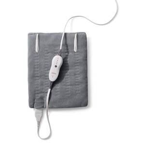 lot 19894 image: Sunbeam Premium Sunbeam Heating Pad with Compact Storage, Standard Size, Gray