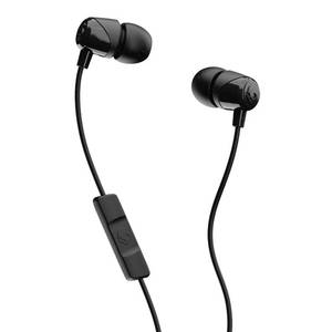 lot 20234 image: Skullcandy Jib Wired Earbuds with 3.5mm AUX Plug, Noise Isolating Fit, In-Line Microphone Call and Track Control, Convenient for Travel - Black