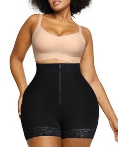lot 20246 image: SHAPELLX Shapewear Tummy Control Fajas Colombianas Moldeadoras Butt Lifting Shapewear Shorts For Women (Black,6X-large)