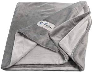 lot 20260 image: PetFusion Premium Dog & Cat Blanket  Ultra Soft Pet Blanket Available in Plush or Quilted 2 Colors (Grey Brown)  Perfect for Small Dogs & Large Dogs