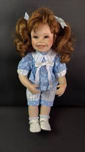 lot 341 image: Rolfe 1993 Porcelain Doll 14 Inches Tall