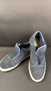 lot 349 image: Blue Suede Shoes Vans, Navy Nubuck Mens Size 11