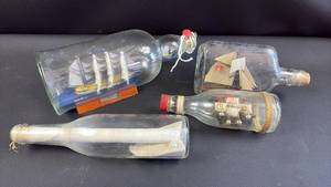 lot 366 image: Ships in Bottles, Message in a bottle Decor Collection