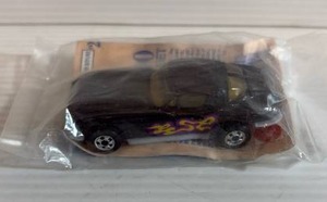lot 428 image: In Original Package 1979 Hot Wheels 63 Corvette Stingray Split Rear Window, released as part of McDonalds promotion.