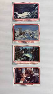 lot 433 image: STAR WARS EXCELLENT Star Wars Empire Strikes Back Trading Cards (4)