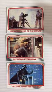 lot 435 image: STAR WARS EXCELLENT Star Wars Empire Strikes Back Trading Cards (3)
