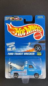 lot 451 image: Hot Wheels Ford Transit Wrecker Collector #620 in Original Blister Pack