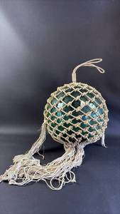 Japanese Glass Fishing Float with Rope Net $$