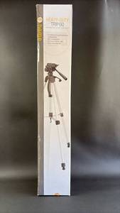 lot 466 image: NIB Heavy-Duty Camera Tripod 66 Inch Extension