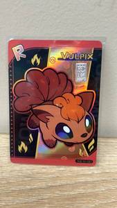 lot 14 image: Pokemon Vulpix Holographic Trading Card with .999 GR Silver