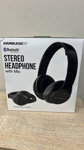 lot 24 image: Soundlogic XT Bluetooth Stereo Headphones with Microphone New in box