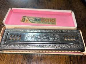 lot 35 image: M. Hohner Echo Harmonica in Box