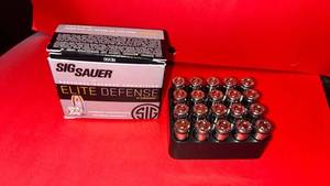 lot 53 image: Sig Sauer Elite Defense V-Crown Ammunition