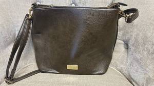 lot 57 image: Michael Kors Brown Leather Shoulder Bag