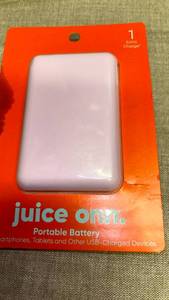 lot 95 image: Brand new Juice Onn Portable Battery Power Bank with USB Drive Bundle