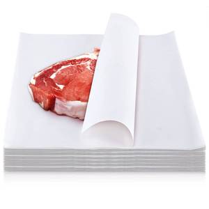 lot 57997 image: Sublimation White Butcher Paper Disposable Butcher Paper Sheets Square Meat Sheet Precut No Wax for Heat Press, Wrapping Meat, Art Project(100 Pieces,16 x 12 Inches) - Retail $12