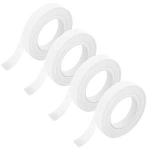 lot 58951 image: Pyrisuu 4 Rolls Floral Tapes White, 12 inch Wide Flower Tape for Wedding Bouquet Stem Wrapping, Flower Arrangement, Florist Floral Crafts and DIY Supply (30 YardRoll) - Retail $7