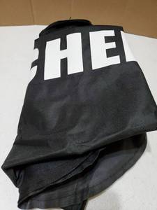 lot 56276 image: Megaphone Carrying Bag Cheerleader Storage with Adjustable Shoulder Strap for Football Basketball Homecoming Squad Team Party Dance Club Parade Competition(Black) - Retail $17
