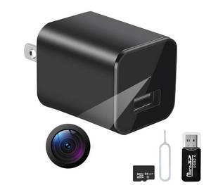 lot 56277 image: Spy Camera Hidden Camera - 1080P Small Camera with Motion Detection - Nanny Cam for Home Indoor Security - 64GB Micro SD Card Included-No WiFi - Retail $30
