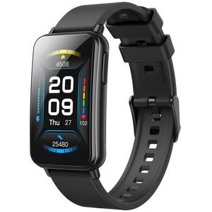 lot 56318 image: 5ATM Waterproof Fitness Tracker, Swimming Smart Watch with Step Counter, Stopwatch, Pedometer, 247 Heart RateBlood OxygenSleep Monitor, 110 Sport Modes Fitness watch for Women Men, Black - Retail $26