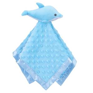 lot 56338 image: Soft Security Blanket Baby Snuggle Toy Newborn Stuffed Animals Baby Gifts for Boys and Girls, 16 Inch - Retail $14
