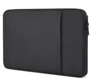 lot 56354 image: Portable Monitor Case 15.6 16.1 inch, Padded Shockproof Carry Sleeve Bag for 15.6 16.1 Portable Display Monitors, Water-Resistant Laptop Bag Cover with Accessory Pocket -Black - Retail $17
