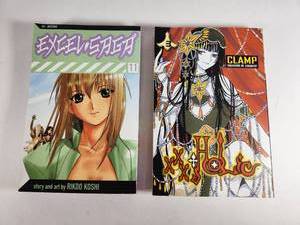 lot 128 image: Excel Saga Volume 11 and XXXHolic Manga Books