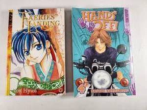 lot 149 image: Faeries Landing and Hands Off Manga Collection - Tokyopop Published English Volumes