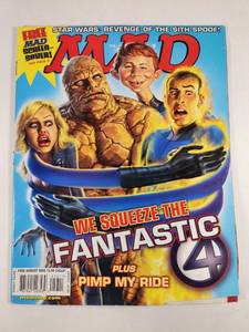 lot 195 image: Mad Magazine Issue 456 August 2005 Fantastic Four Spoof