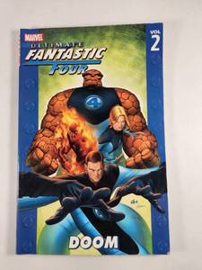 lot 297 image: Marvel Ultimate Fantastic Four Volume 2 Doom Trade Paperback